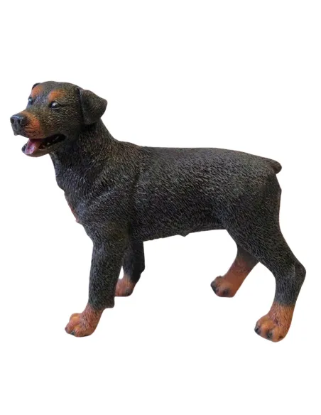 Cane in piedi in resina per statue da 30 cm