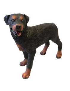 Cane in piedi in resina per statue da 30 cm 2