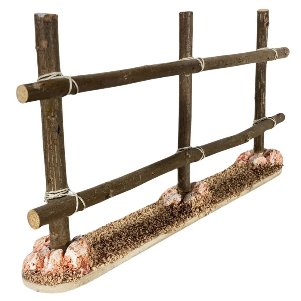 Rustic Wooden Fence for 30 cm Nativity Figures