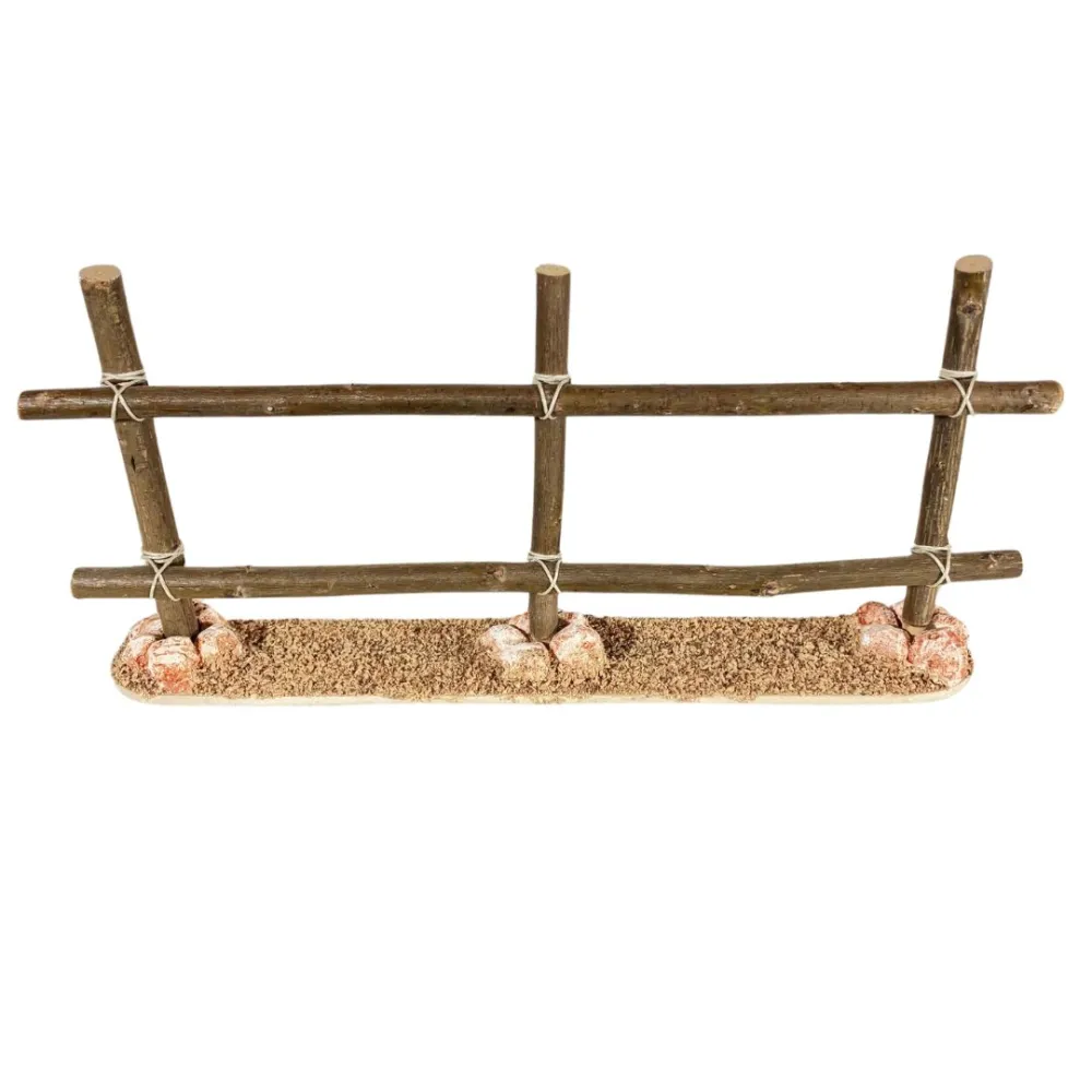 Rustic Wooden Fence for 30 cm Nativity Figures