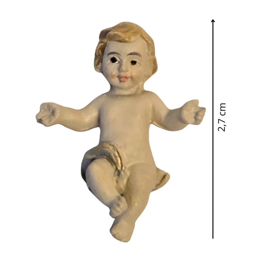 Baby Jesus – Resin, for 7–8 cm Nativity Figures