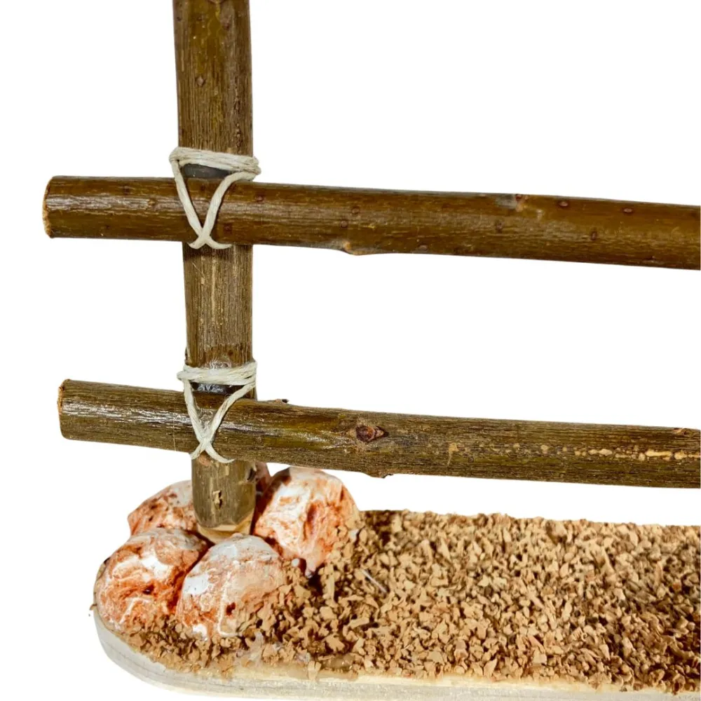 Rustic Wooden Fence for 30 cm Nativity Figures