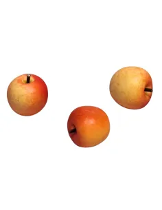 Set of 3 Two-Tone Apples for 30 cm Nativity Figures