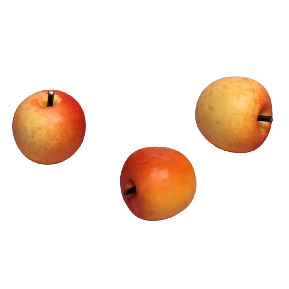 Set of 3 Two-Tone Apples for 30 cm Nativity Figures