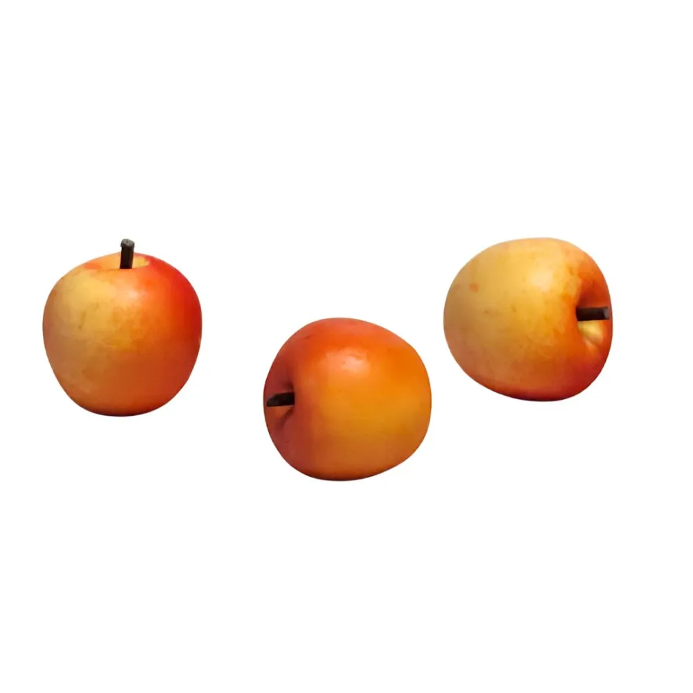 Set of 3 Two-Tone Apples for 30 cm Nativity Figures