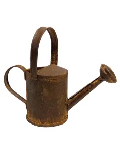 Annaffiatoio in metallo effetto ruggine per statue da 30-35 cm 2