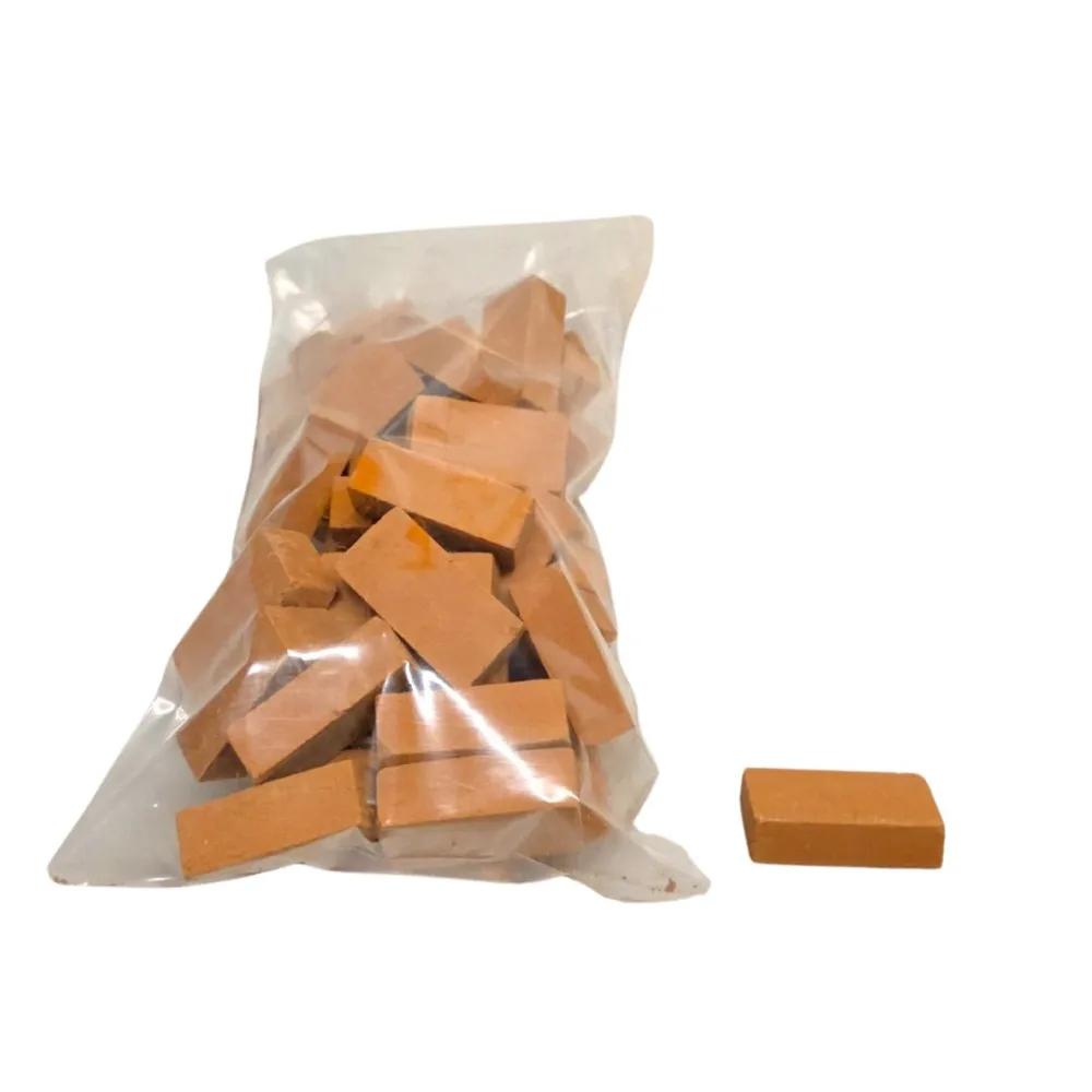 Confezione da 50 pezzi mattoni in terracotta per statue da 20 cm