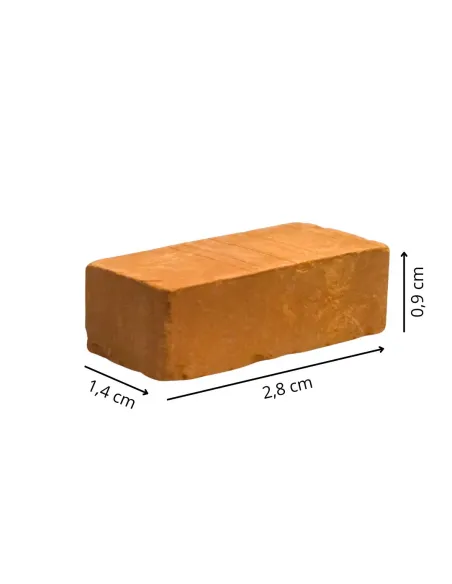 Busta da 50 pezzi mattoni in terracotta per statue da 20 cm