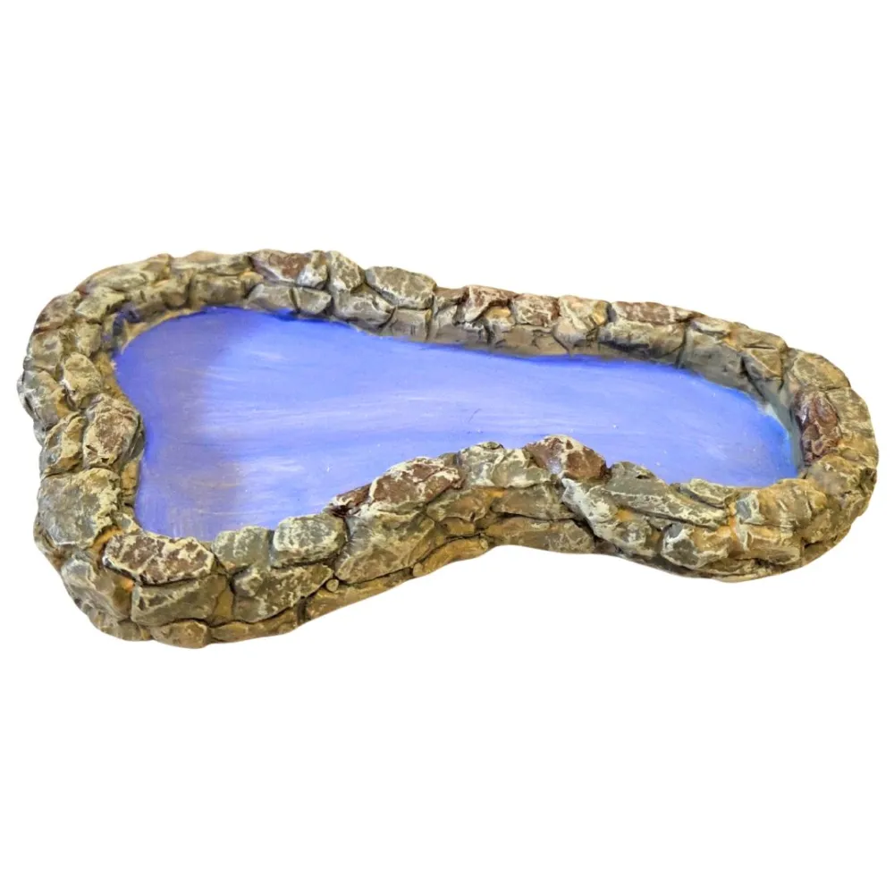 Pond with Artificial Water – for 6–10 cm Nativity Figures