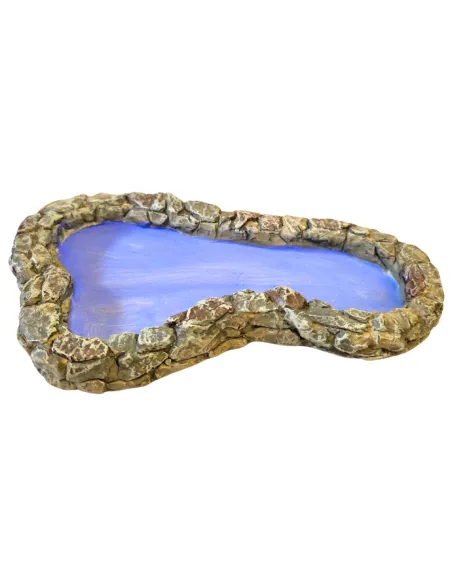 Laghetto con acqua finta per statue da 6 a 10 cm