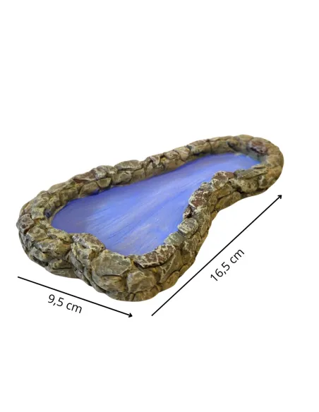 Pond with Artificial Water – for 6–10 cm Nativity Figures