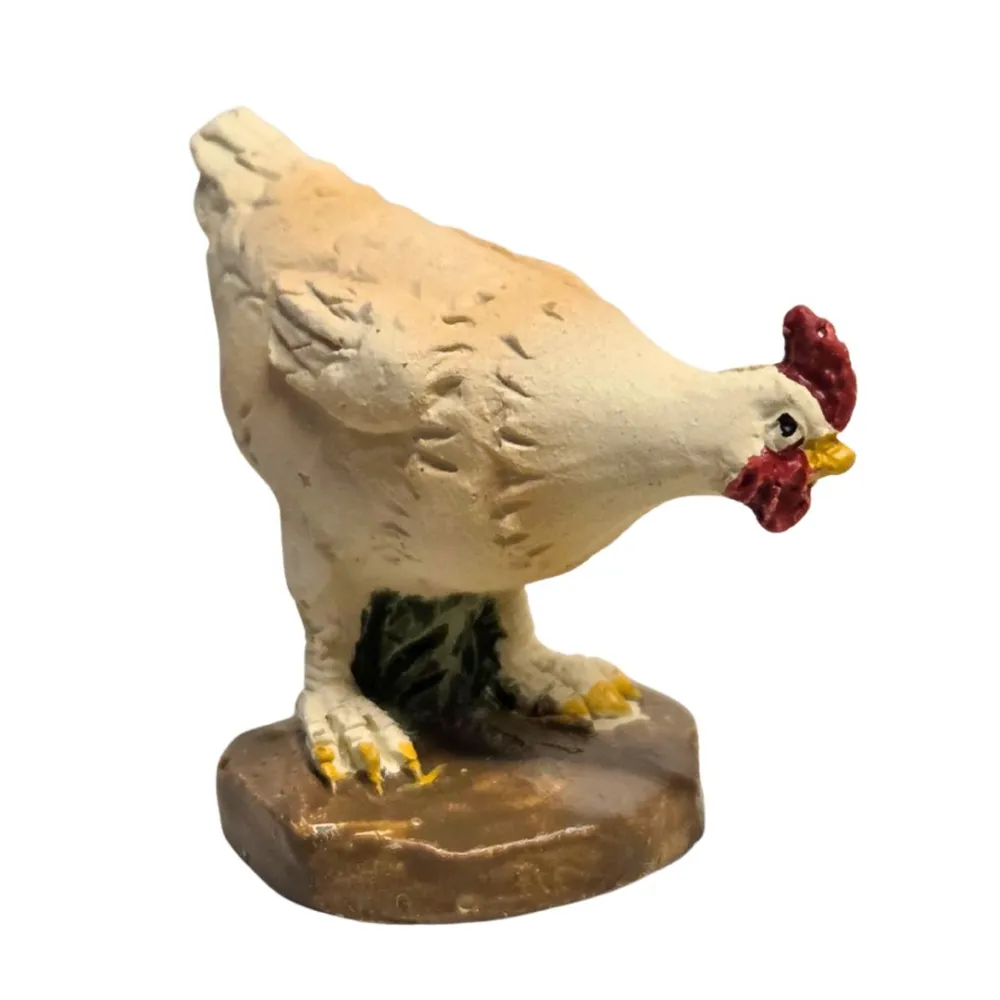 Set 5 gallinacei in resina per statue da 10-12 cm