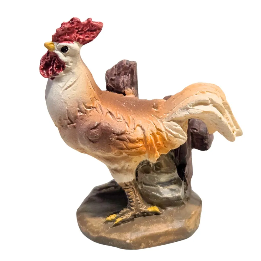 Set 5 gallinacei in resina per statue da 10-12 cm