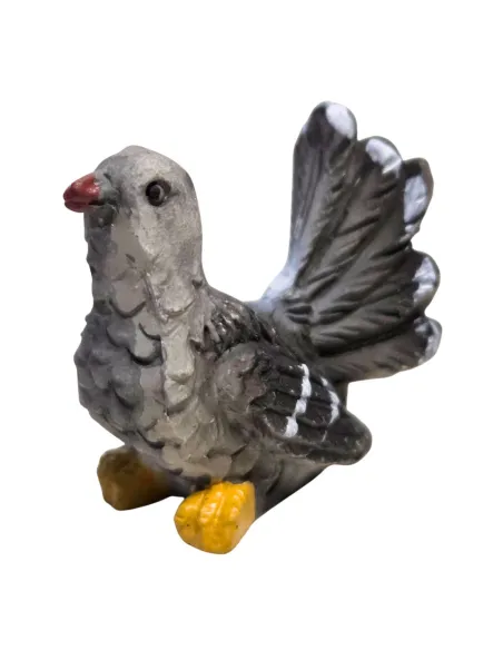 Gray Dove in Resin – for 15–20 cm Nativity Figures