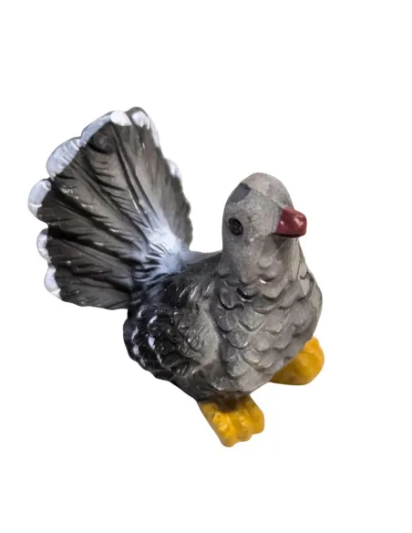 Gray Dove in Resin – for 15–20 cm Nativity Figures