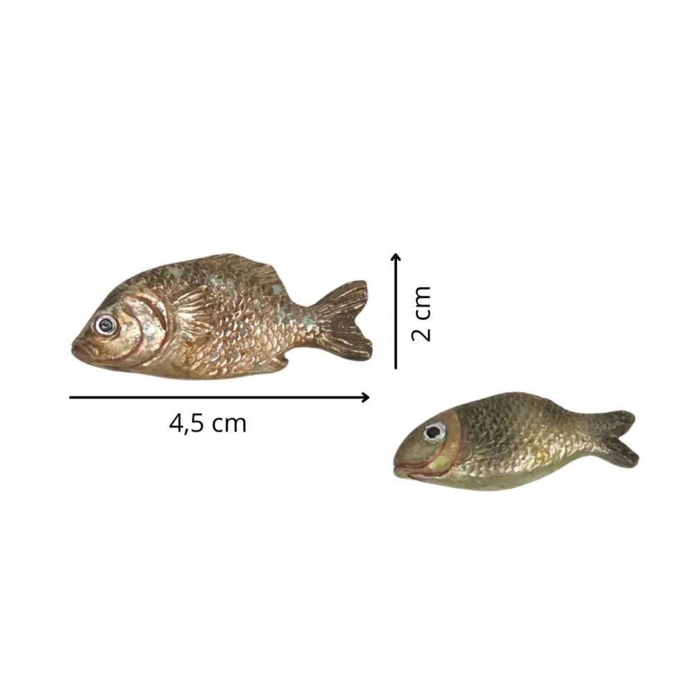 Set 2 pesci per statue da 25-30 cm
