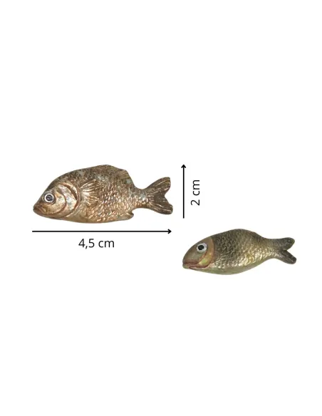Set 2 pesci per statue da 25-30 cm