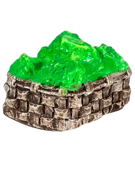 Cesto con lattuga in gesso per statue da 25-30 cm