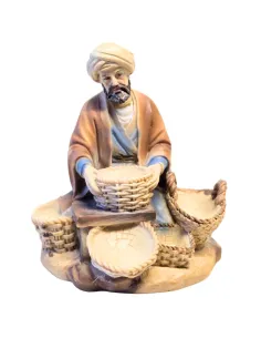 Cestaio in resina per statue da 10 cm