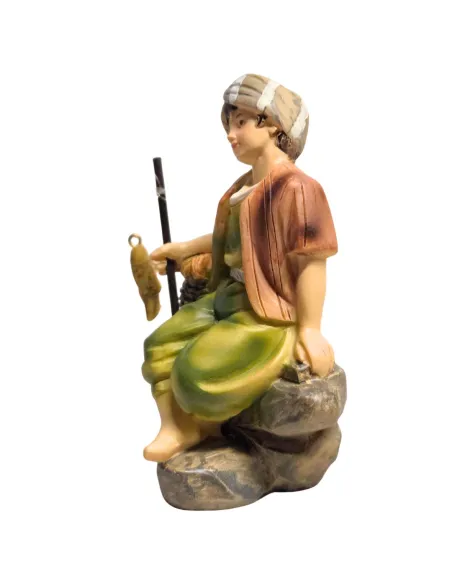 Seated Young Fisherman – 10 cm series