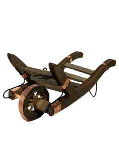 Carriola in legno per statue da 10-12 cm