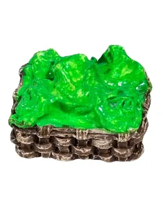 Cesto con lattuga in gesso per statue da 25-30 cm