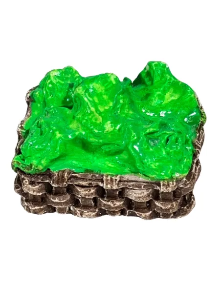 Plaster Basket with Lettuce for 25–30 cm Nativity Figures