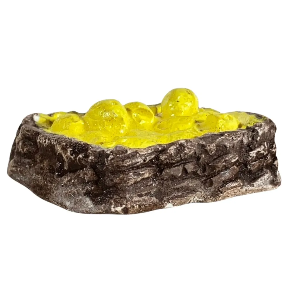 Plaster Basket with Lemons for 20 cm Nativity Figures