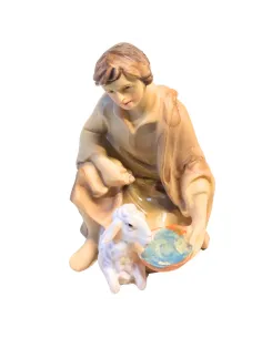 Young Shepherd with Lamb – for 10 cm Nativity Figures 2