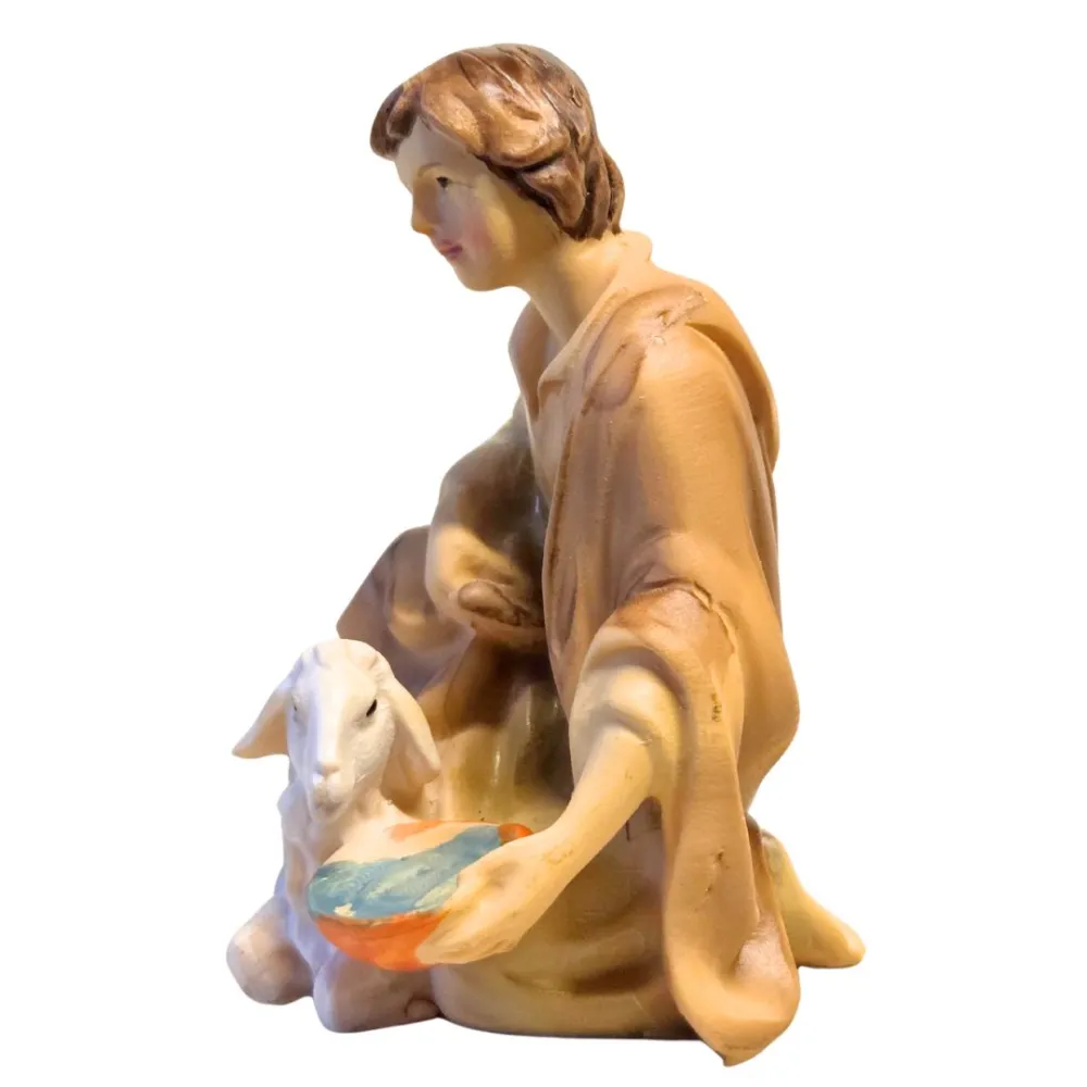 Young Shepherd with Lamb – 10 cm series