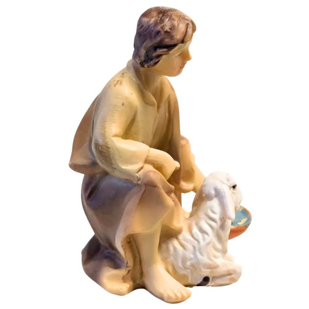 Young Shepherd with Lamb – 10 cm series