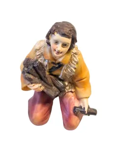 Pastore con legna da ardere serie 10 cm 2