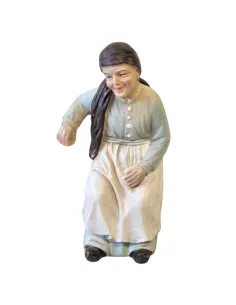 Seated elderly woman - 10 cm series 2