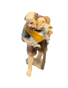 Pastore con agnello serie 10 cm 2