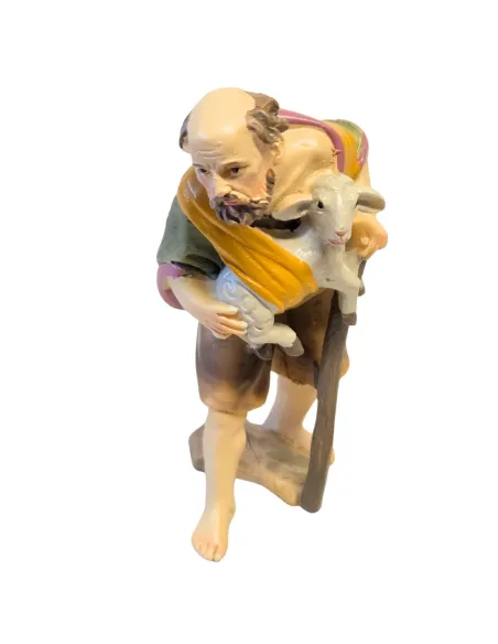 Shepherd with lamb - 10 cm series