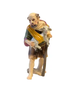 Pastore con agnello serie 10 cm