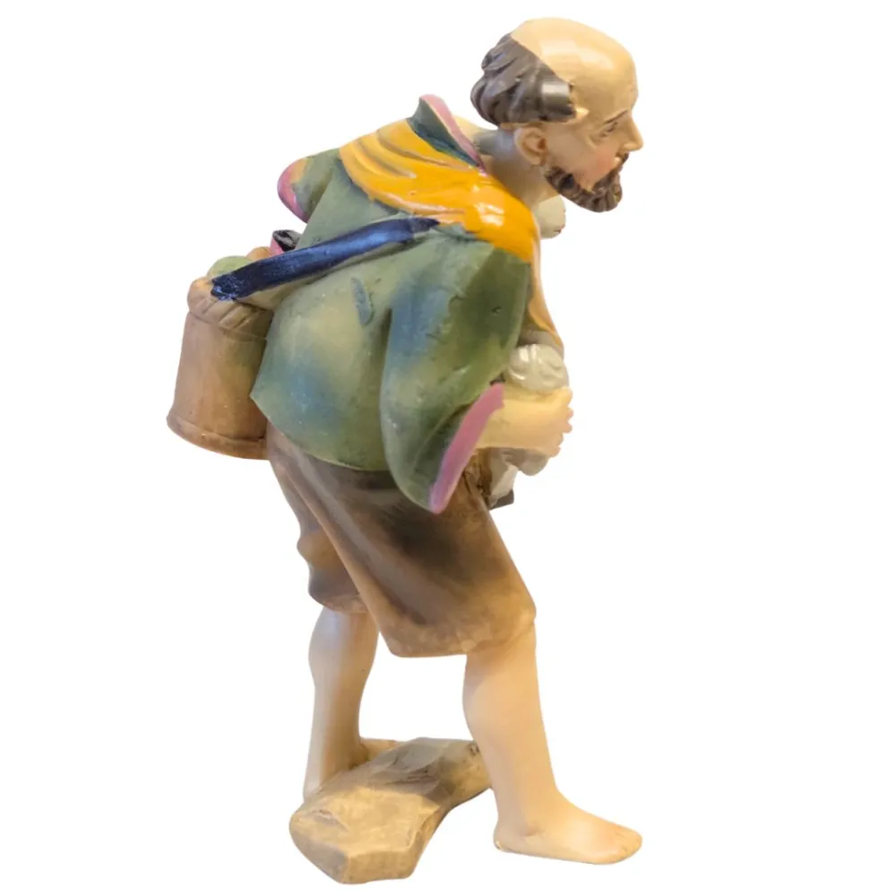 Pastore con agnello serie 10 cm