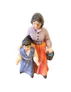 Woman with little girl - 10 cm 2