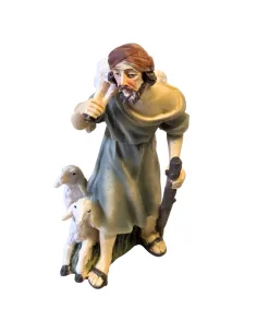 Shepherd with lambs 10 cm series 2