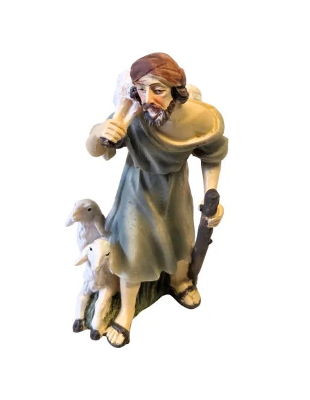 Shepherd with lambs 10 cm series