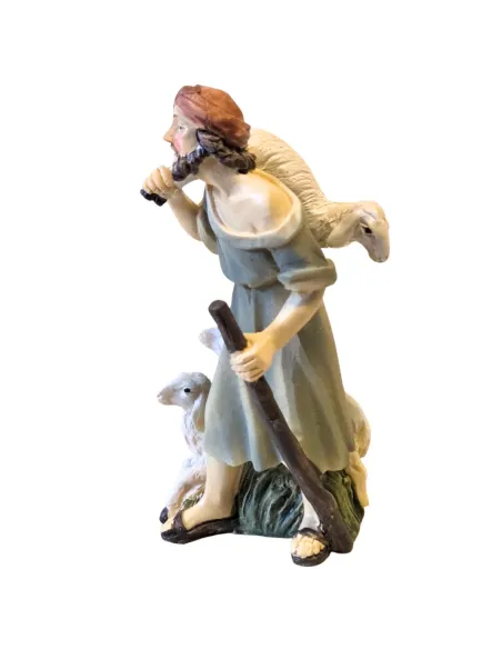 Shepherd with lambs 10 cm series