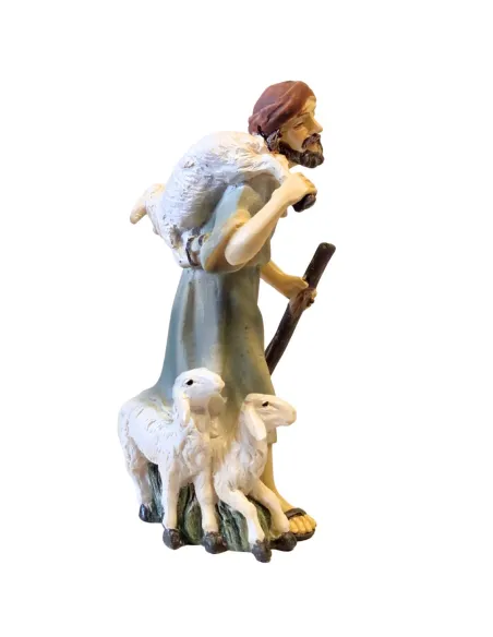 Shepherd with lambs 10 cm series