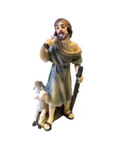 Pastore con agnelli serie 10 cm