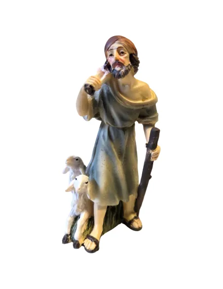 Pastore con agnelli serie 10 cm