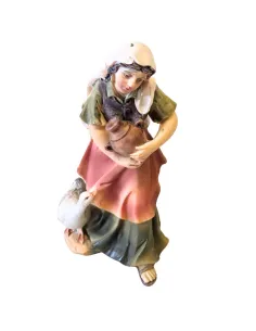 Woman with amphora and goose - 8 cm 2