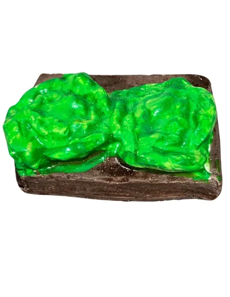 Cassetta con lattuga in gesso per statue da 8-10 cm