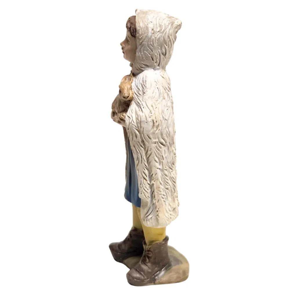 Little girl with bunny for 10 cm nativity figures