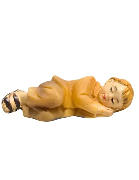 Sleeping little boy for 8 cm nativity figures