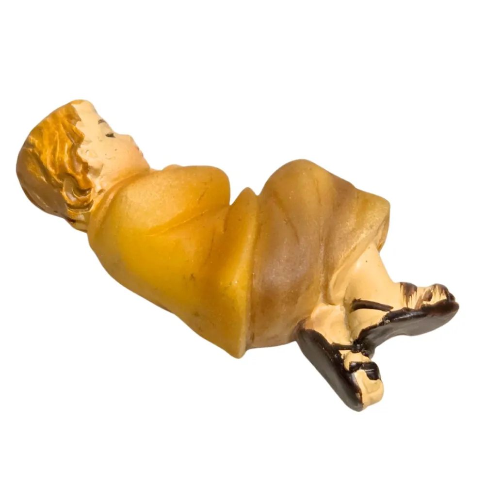 Sleeping little boy for 8 cm nativity figures