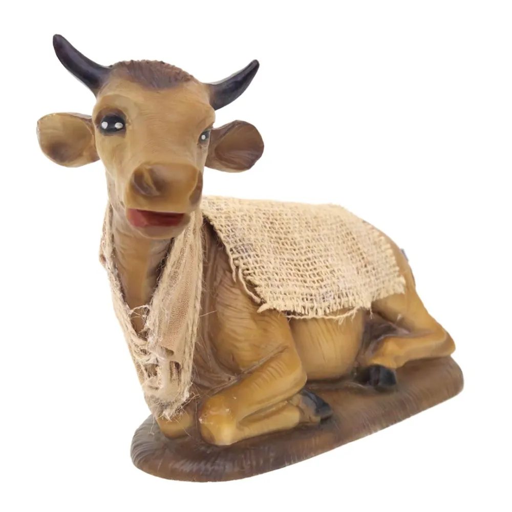 Animated “Quality” Seated Ox for 30 cm Nativity Figures